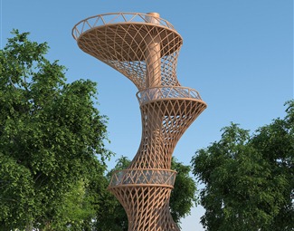 现代乡村观景台