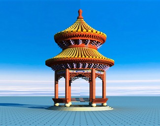中式椭圆形吊顶