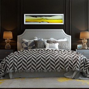 美式 双人床  床组合