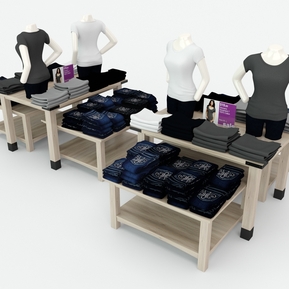 现代 货架 展示架