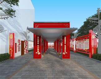 新中式 长廊