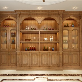 美式 酒柜