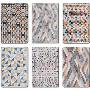 现代 方形地毯 花纹线条地毯