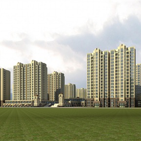 现代 住宅区 住宅