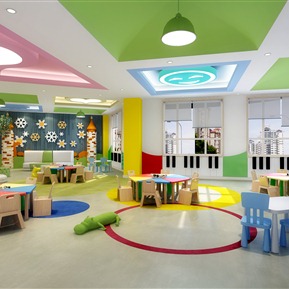现代 幼儿园 幼儿园教室