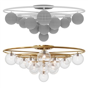 轻奢 吊灯 灯泡吊灯