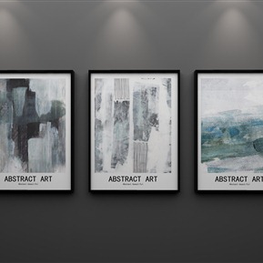 现代 装饰画 抽象素描几何线条简约装饰画