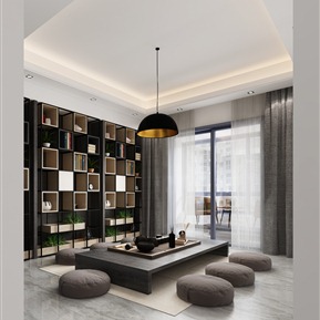 现代 茶室 客餐厅茶室