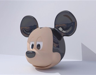 现代卡通人物摆件3d模型下载-3d溜溜网