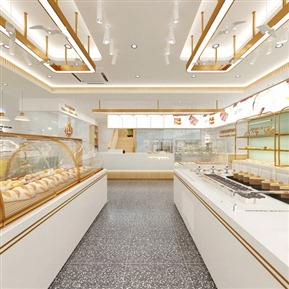 北欧 面包店 面包店全景