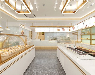 北欧 面包店 面包店全景