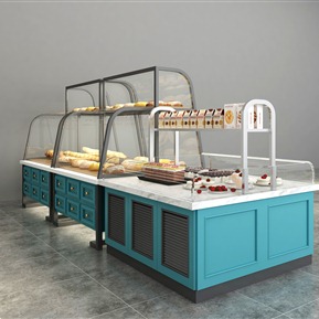 现代 货柜 中岛柜三明治柜
