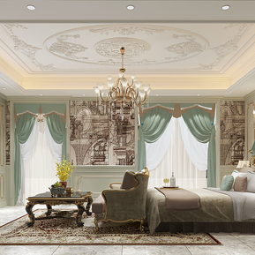 欧式 卧室 古典卧室