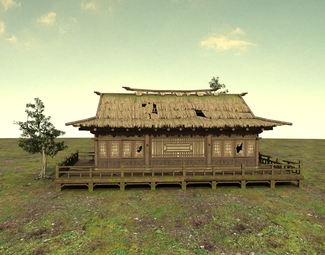 中式木头房子