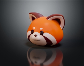 现代卡通动物肖像