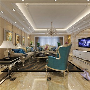 欧式 客餐厅 客厅