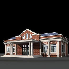 欧式 独栋别墅 别墅卫生间公共厕所