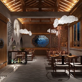 新中式 茶馆 茶室