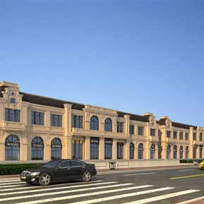 欧式 商业楼 商业办公楼沿街