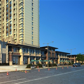欧式 商业街 商业办公住宅楼沿街