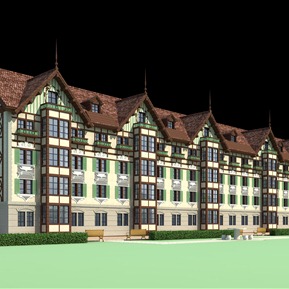 欧式 住宅楼 住宅