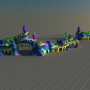 现代 大门 水上世界