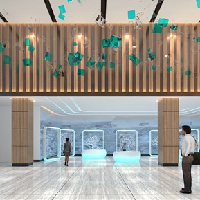 现代 展厅 展厅大厅