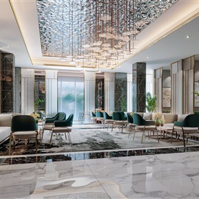 现代 休闲区 洽谈大厅