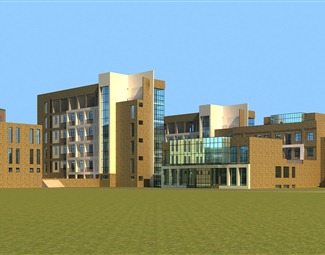 现代 学校 教学楼 实验楼