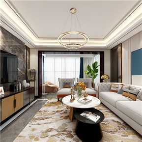 轻奢 客餐厅 客餐厅全景