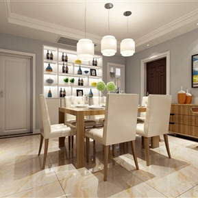 现代 餐厅 客餐厅