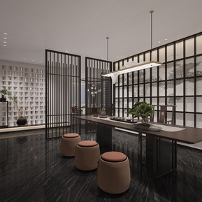 新中式 办公室 老总经理办公室