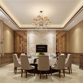 简欧 包间 餐厅包房