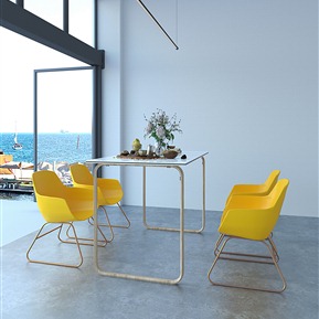 现代 餐桌椅组合 餐桌