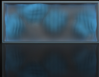 现代 景墙 波浪墙