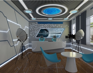 现代科技模型吊顶