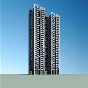 现代 住宅楼 高层