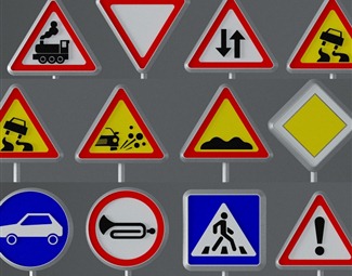 现代交通安全标志