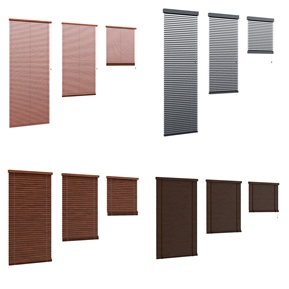 现代 百叶帘 百折帘