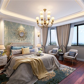 欧式 卧室 主卧室