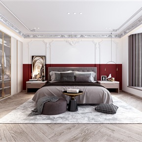 简欧 卧室 主卧