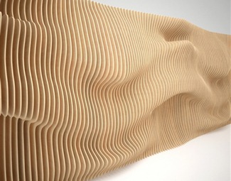 现代异形造型墙面3d模型下载-3d溜溜网