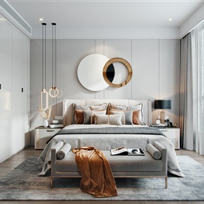 轻奢 卧室 次卧室