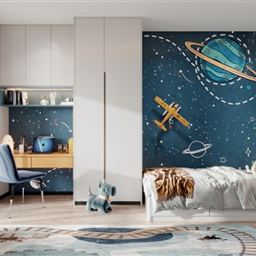 现代 儿童房 儿童房卧室