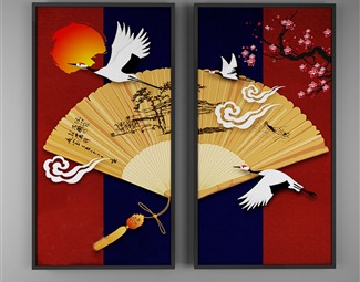 新中式 动物画 挂画