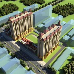 现代 住宅区 住宅