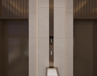 现代垂直电梯