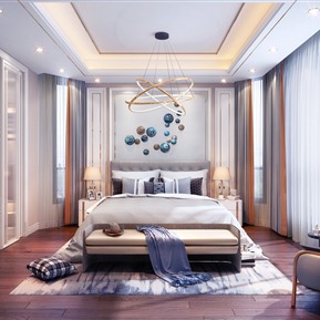 现代 卧室
