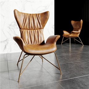 现代 休闲椅 创意懒人公主高背单人椅