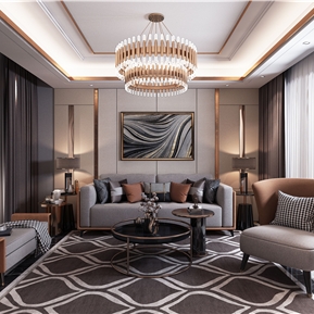 轻奢 客厅